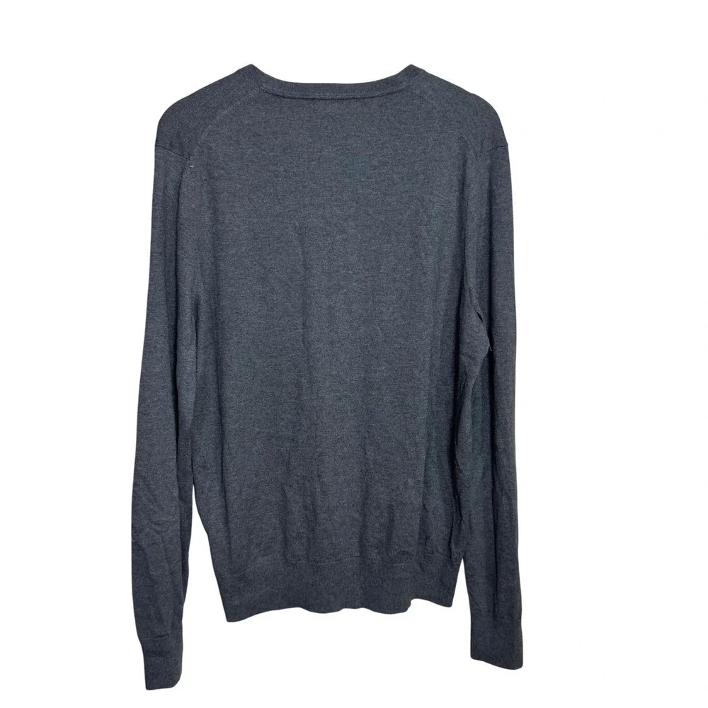 Banana Republic Luxury Blend Men V Neck Long Sleeve Sweater Size L Silk cashnere